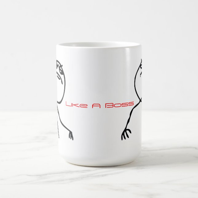 Like a Boss Coffee Mug (Center)