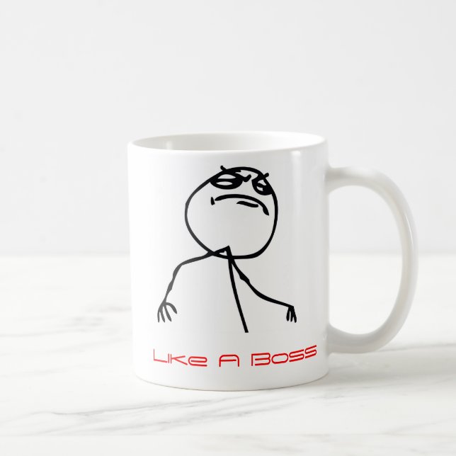 Like a Boss Coffee Mug (Right)