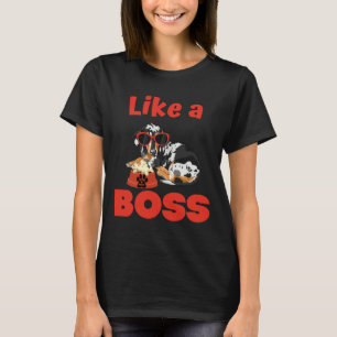 Like A Boss Dachshund T-Shirt