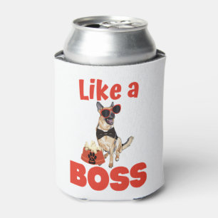 Like A Boss German Shepherd Can Cooler