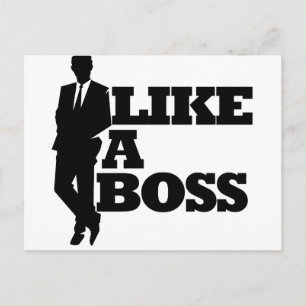 Like a Boss Postcard