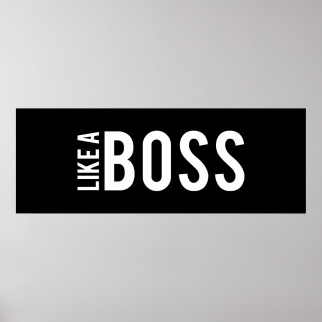 LIKE a BOSS Poster (Front)