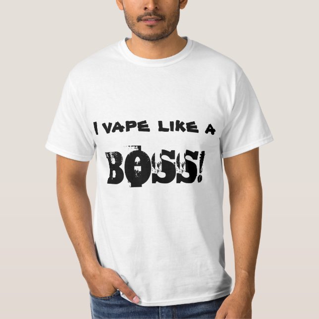 Like a BOSS! (White) T-Shirt (Front)