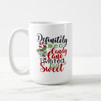 Like a candy cane twisted but sweet