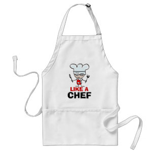 Like a chef apron for men   white