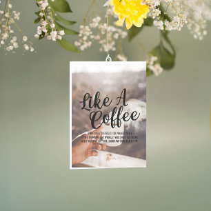 Like a Coffee  Holiday Card