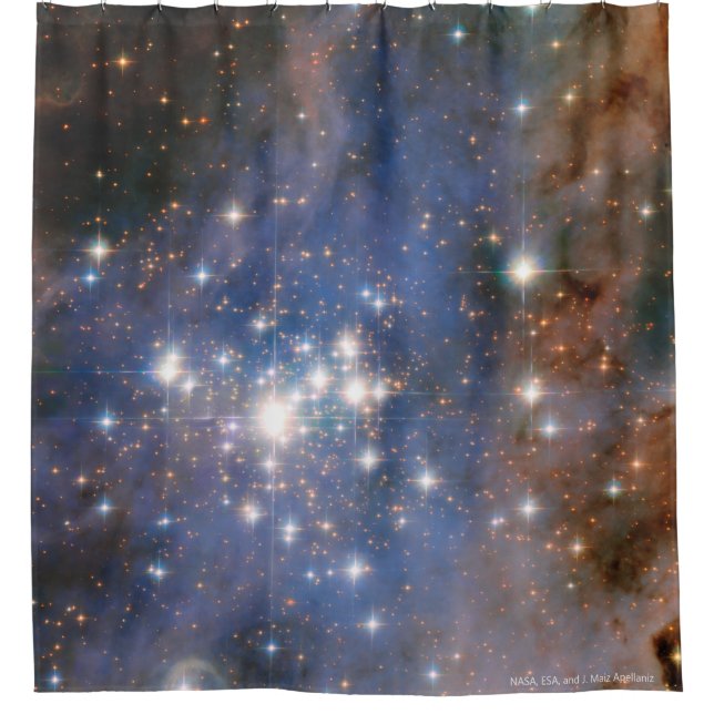 Like A Diamond In The Sky Universe Shower Curtain (Front)