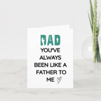 Like A Father To Me, Father's Day