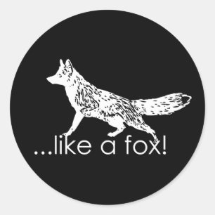 …like a fox! Stickers