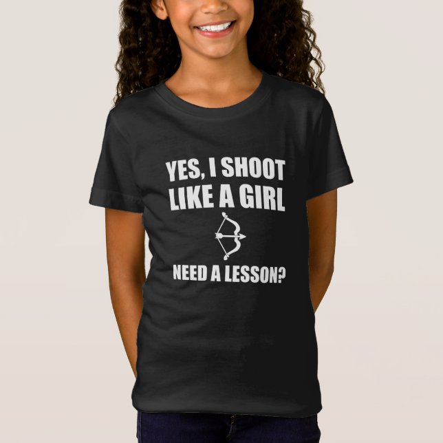 Like A Girl Archery T-Shirt (Front)