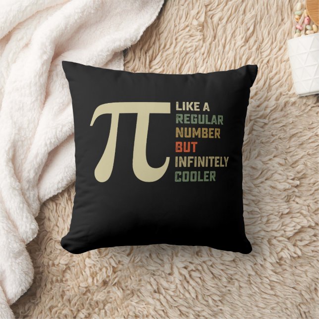 Like a Regular Number But Infinitely Cooler Pi Day Cushion (Blanket)