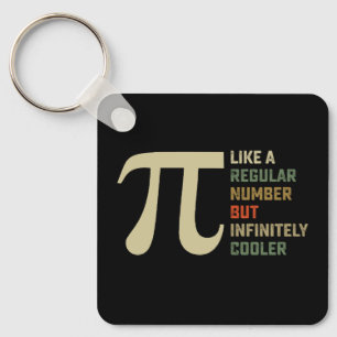 Like a Regular Number But Infinitely Cooler Pi Day Key Ring