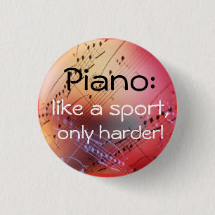 Like a sport 3 cm round badge
