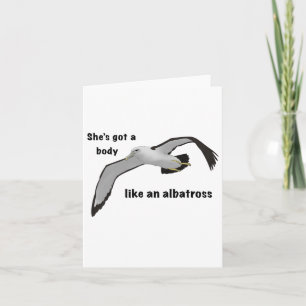 Like An Albatross Sticker Card