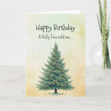 Like an Holly Tree Spirit  Birthday Personalities 