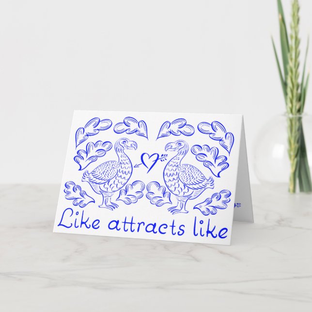 Like Attracts Like Thank You Card (Front)
