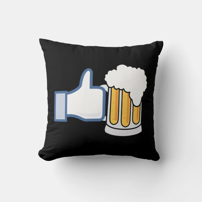 Like Beer - Colour.png Cushion (Front)