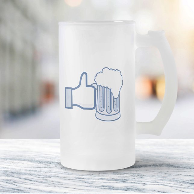 Like Beer Frosted Glass Beer Mug (Creator Uploaded)