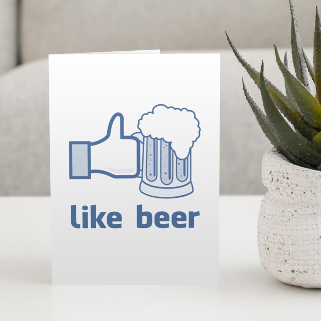 Like Beer Holiday Card (Creator Uploaded)