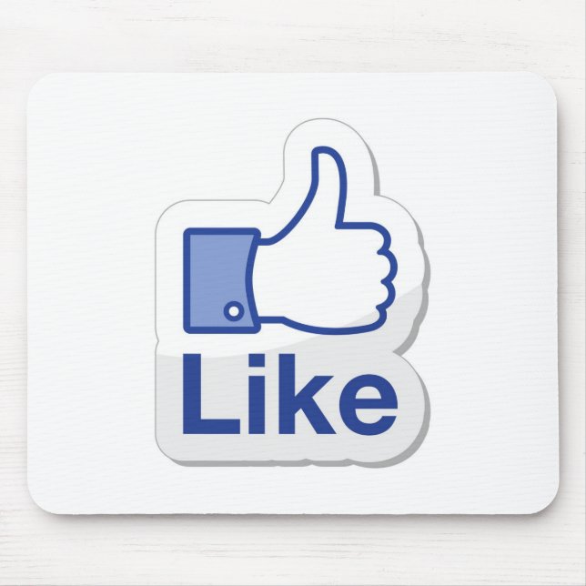 Like Button (Like Me) Mouse Pad (Front)