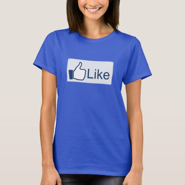 Like Button T-Shirt (Front)