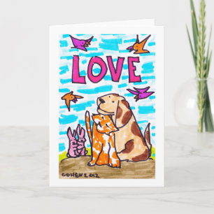 Like Cats and Dogs — greeting cards