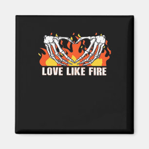 Like Classic - Skeleton Hands Heart Magnet