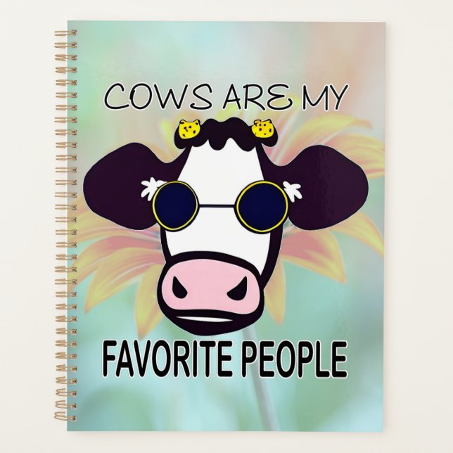 Like Cows more than People Planner (Front)