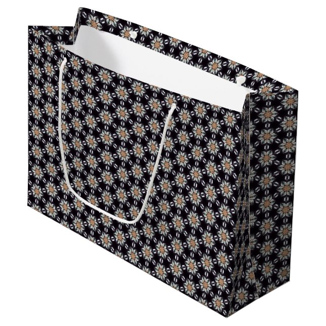 Like Daisy Pattern Large Gift Bag (Front Angled)