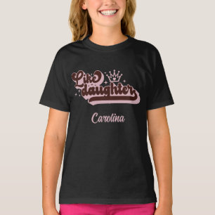 Like Daughter   Matching Mum and Kid - Black T-Shirt