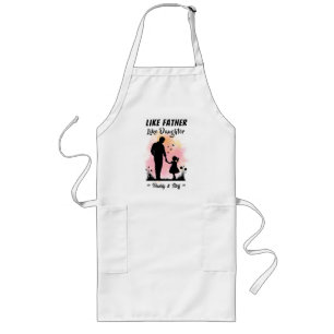 Like Father Like Daughter - Custom Name Long Apron