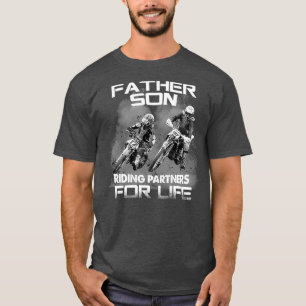 Like Father Like Son Motocross Dirt  T-Shirt