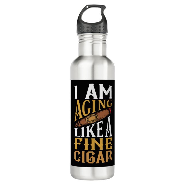 like fine a cigar, cigars lovers, gotta tap 710 ml water bottle (Front)