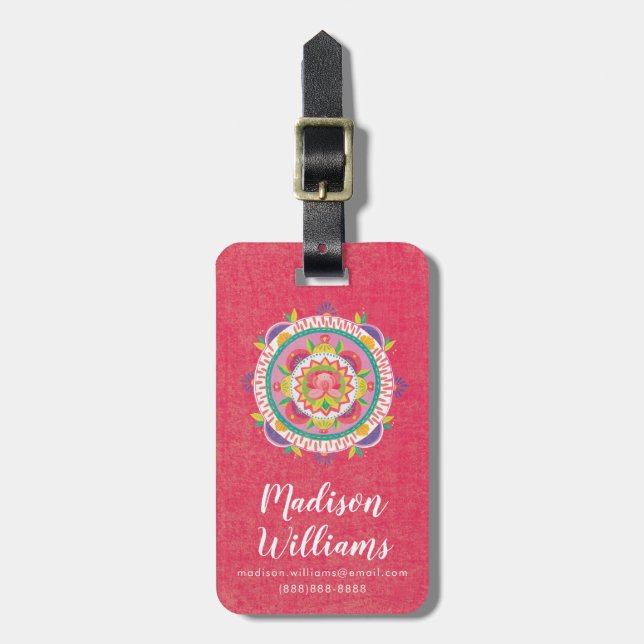 Like Frida II Luggage Tag (Front Vertical)