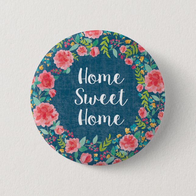 Like Frida VII | Home Sweet Home 6 Cm Round Badge (Front)