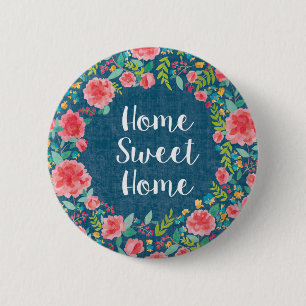 Like Frida VII   Home Sweet Home 6 Cm Round Badge
