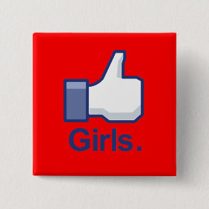 Like Girls 15 Cm Square Badge