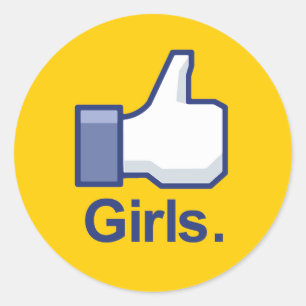 Like Girls Classic Round Sticker