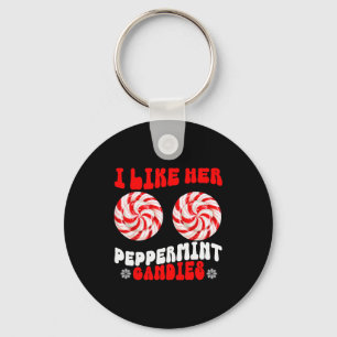 Like Her Peppermint Candies Like His Candy Cane Xm Key Ring
