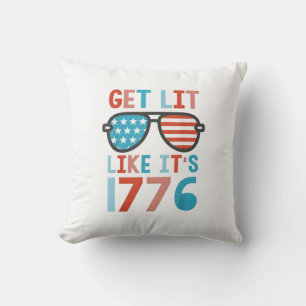 Like It's 1776 Funny 4th Of July Party July 4th Te Cushion