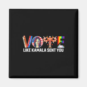 Like Kamala Sent You Shirt Uterus Feminist Lgbt  Magnet