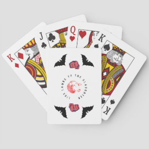 Like Lambs to the Slaughter (Knuckles and Bats) Playing Cards