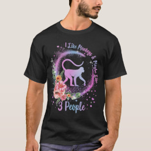 Like Monkeys Maybe Like 3 People Monkey Spirit Ani T-Shirt