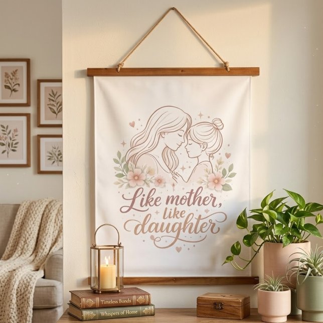 Like Mother Like Daughter  Hanging Tapestry (Creator Uploaded)