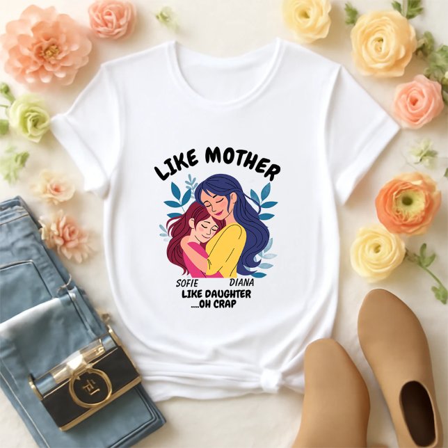 LIKE MOTHER  LIKE DAUGHTER,OH CRA Tri-Blend SHIRT (Creator Uploaded)