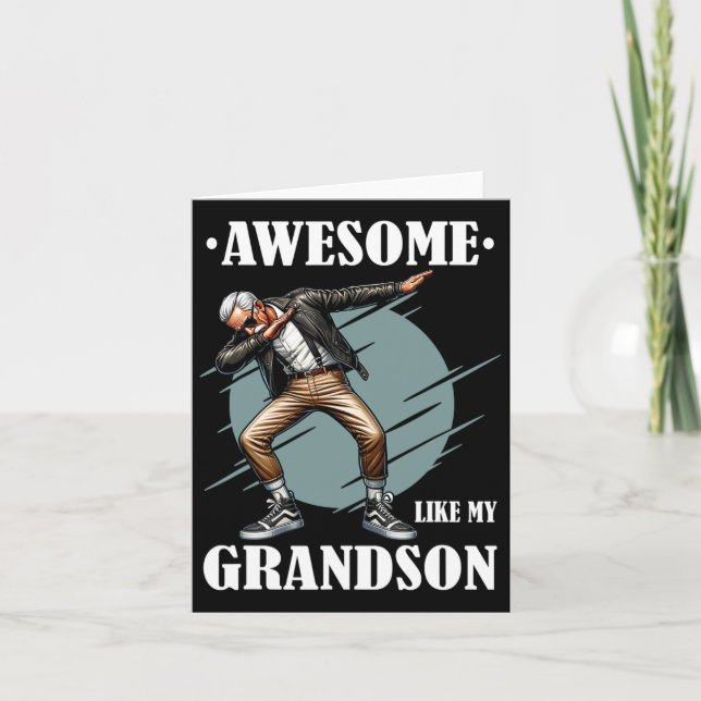 Like My Grandson  Card (Front)