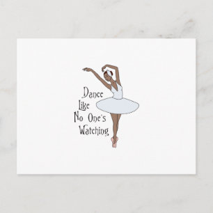 Like No Ones Watching Postcard