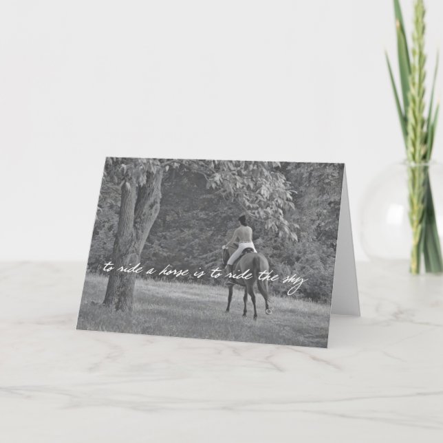 LIKE PEGASUS Greeting Card (Front)