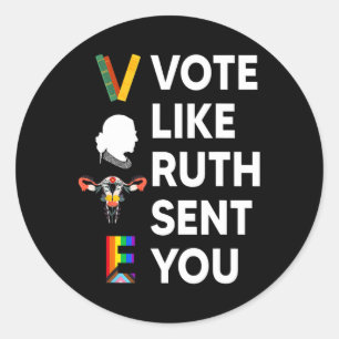 Like Ruth Sent You  Classic Round Sticker