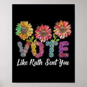 Like Ruth Sent You Shirt Uterus Feminist Lgbt For Poster
